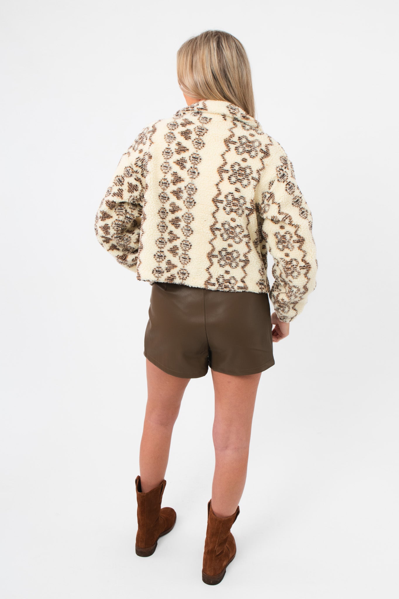 Snowbound Cream Sherpa Jacket