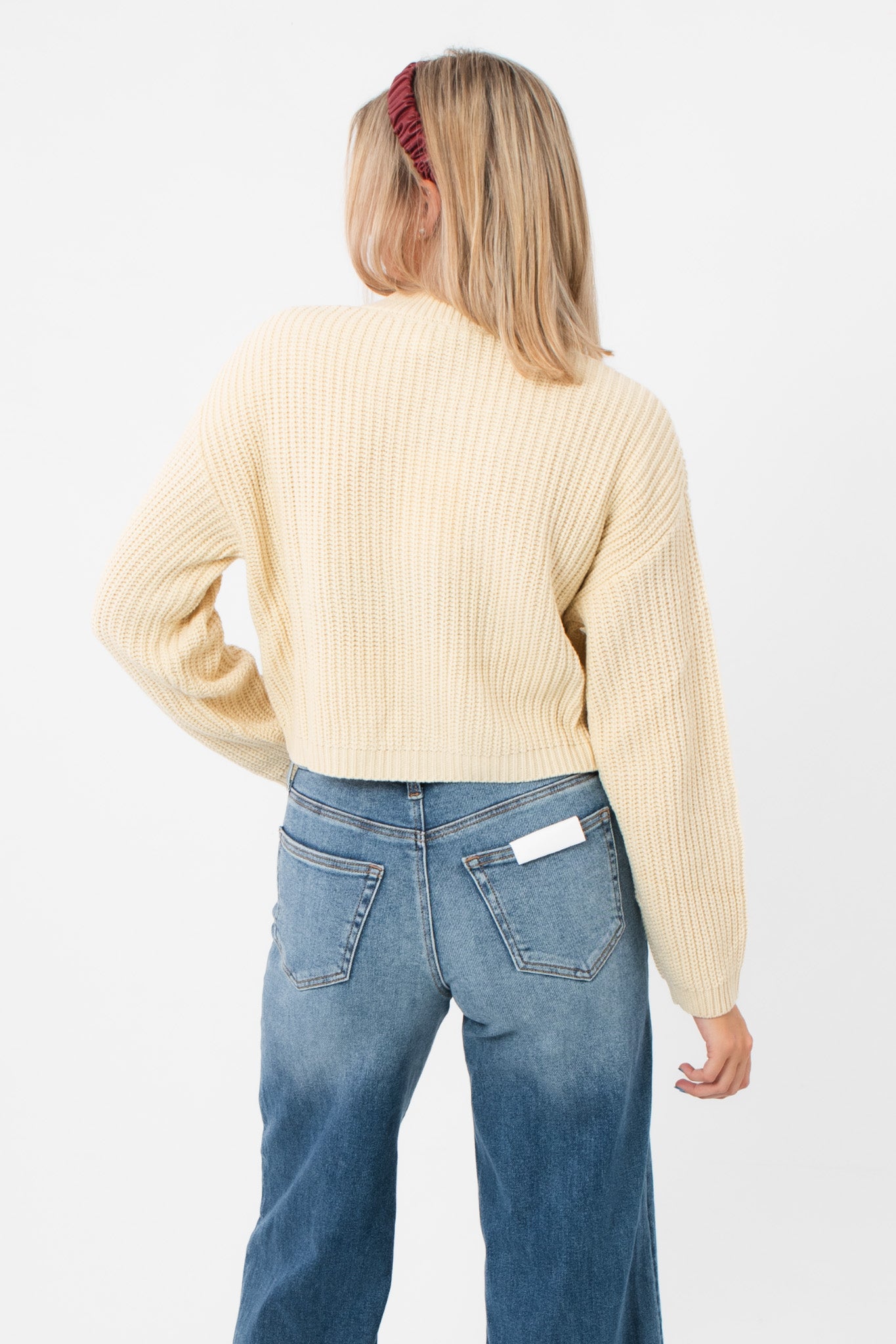 Natural Button Front Cardigan