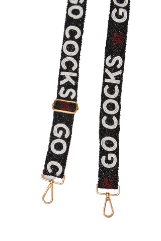 Go Cocks Gamecocks Beaded Strap-Tiana Designs-L. Mae Boutique