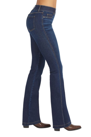 Spanx Midnight Shade Flare Jeans-Spanx-L. Mae Boutique