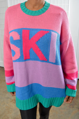 Show Me Your Mumu Ski Knit Multi Ski In Sweater-Show Me Your Mumu-L. Mae Boutique