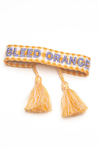 Bleed Orange Woven Bracelet-The Kenzie Collective-L. Mae Boutique