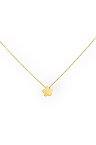 Gold Flower Pendant Necklace-Golden Stella-L. Mae Boutique
