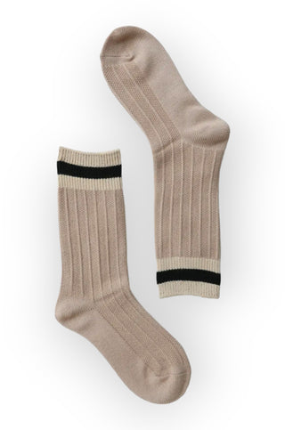 Josie Tan Color Block Socks-Leto Accessories-L. Mae Boutique